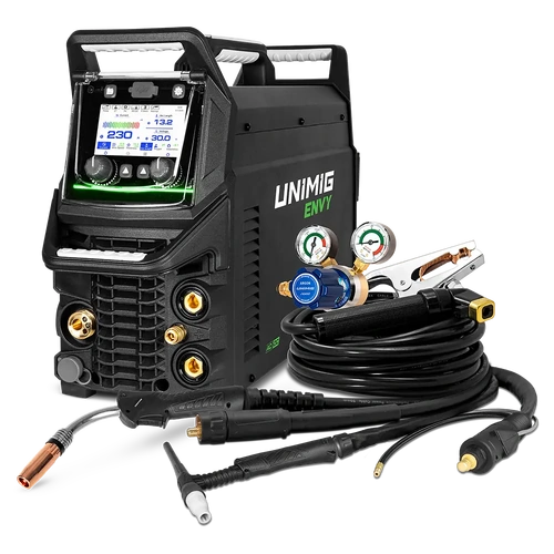 Unimig ENVY 4 in 1 MULTI 230 AC/DC Pulse MIG/TIG/STICK Welder