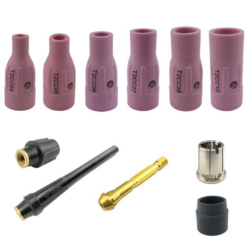 UNIMIG T2 / T3W TIG Torch 11 Piece KIT - 3.2mm