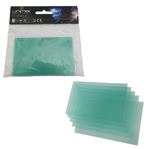 10 x UNIMIG Inner Lens 106mm x 66mm for Respirator / Welding Helmet