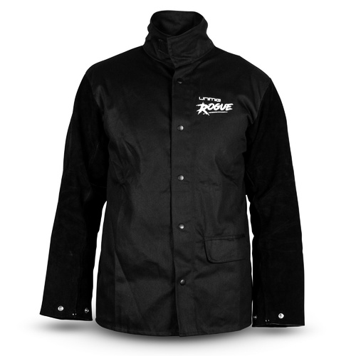 UNIMIG Rogue - XXX LARGE - Black Leather Sleeved Welders / Welding Jacket