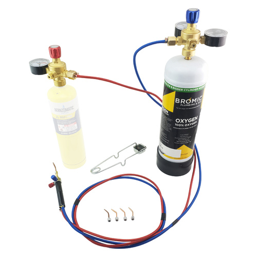 Smith Style Little Micro Torch Kit with Regulators to Suit Mapp / Disposable Oxygen