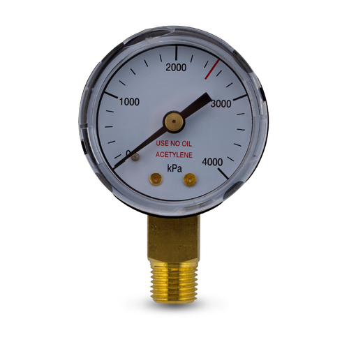 High Pressure Gauge 4000KPA for Acetylene Regulator