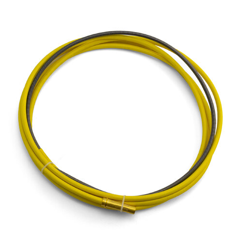 Kemppi MIG Liner Steel Yellow 5m - 1.2mm-1.6mm - 1 Each