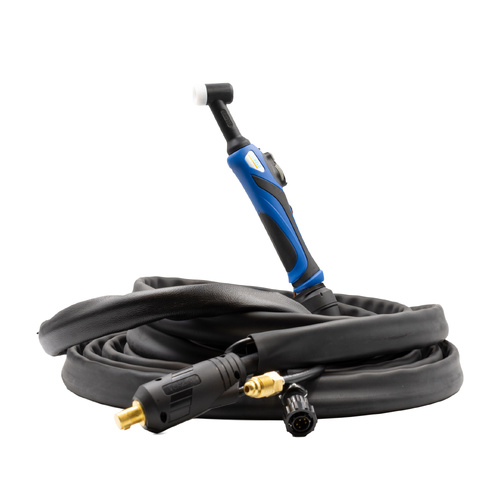 Cigweld WP26 180 Amp 8 Meter Tig Torch 8 pin plug to suit Weldskill - Dinse 35-50