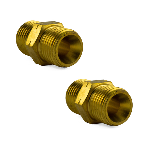 2 x 5/8 UNF Left Hand Hose Joiner for Fuel