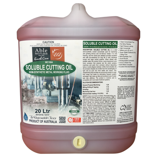 ABLE Westchem Soluble Cutting Oil - 20 Litre