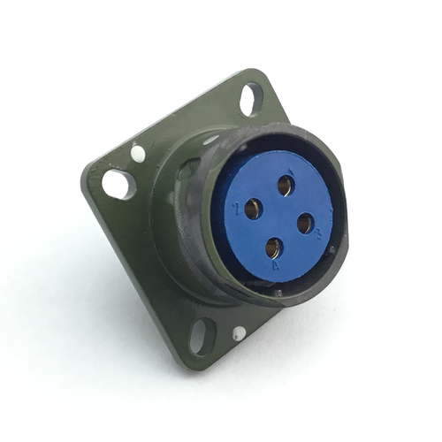 Y2M-4TKF 4 Pin Female Circular Connector Panel Socket plug Spool gun