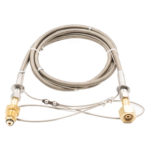 COBRA Pipeline System 1m - Argon High Pressure Hose for Cylinder to Manifold Connection