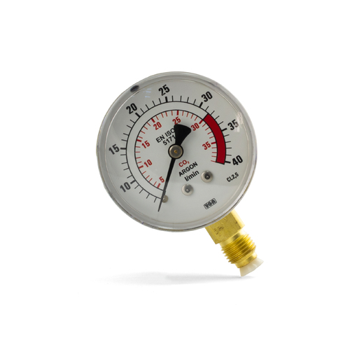 Low Pressure Gauge 0 - 30LPM for Argon Regulator Harris Equivalent #8E60042.5 MADE IN EUROPE