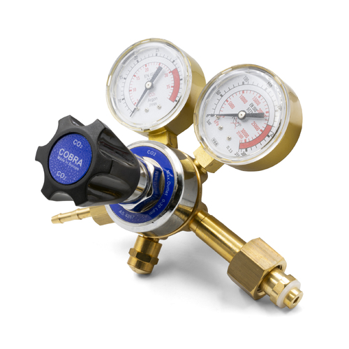 COBRA Carbon Dioxide CO2 Welding Regulator Side Inlet 0-30 Lpm