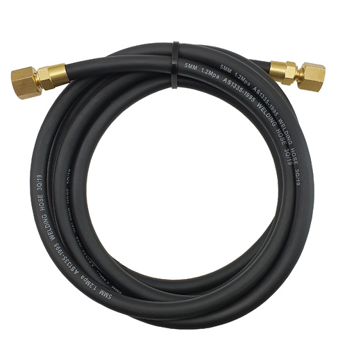 1m Inert Argon Gas Hose 5mm with 5/8 UNF Reusable Fittings