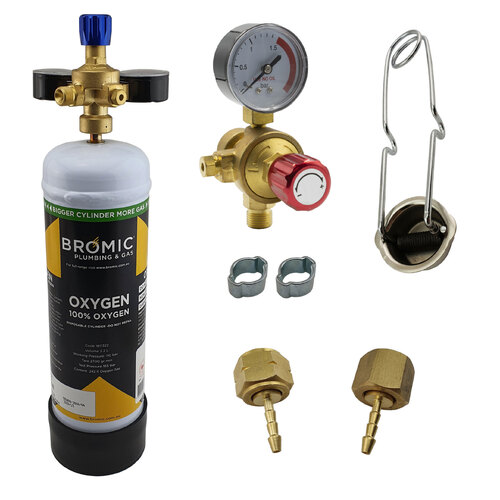 Little Torch Upgrade Kit with Regulators - 5/8 Fittings - Oxy Bottle - Spark Lighter